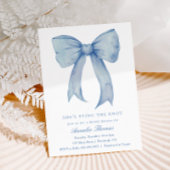 Invitation Elle est en train de nouer la Fête des mariées de 