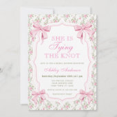 Invitation Elle est en train de nouer la Fête des mariées de  (Devant)