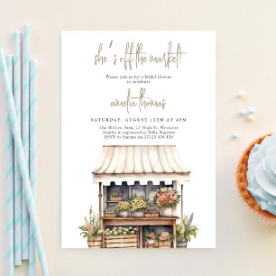 Invitation Elle est fraîche de la douche de mariage sur le ma