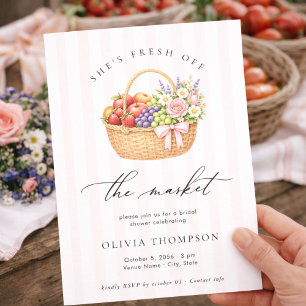 Invitation Elle est fraîche de la fête de douche de mariée ra