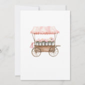 Invitation Elle est fraîche de la Fête des mariées du marché (Dos)