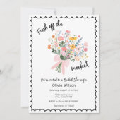 Invitation Elle est fraîche de la Fête des mariées du marché (Devant)