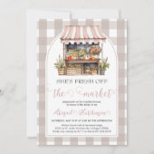 Invitation Elle est fraîche de la Fête des mariées du marché (Devant)