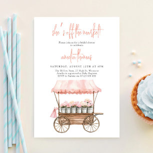 Invitation Elle est Fraîche du Marché Enterrement de Vie de J