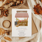 Invitation Elle est fraîche du marché Fête des mariées mignon