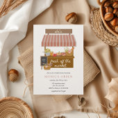 Invitation Elle est fraîche du marché Fête des mariées mignon