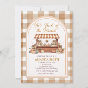 Invitation Elle est fraîche du marché Shower de mariage citro