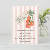 Invitation Elle est fraîche du marché Tomates Enterrement de (Debout devant)