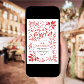 Invitation Elle est fraîche hors du marché Fête des mariées d