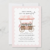 Invitation Elle est fraîche hors du marché Fête des mariées f (Devant)