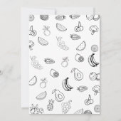 Invitation Elle est fraîche hors du marché Fête des mariées f (Dos)