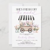 Invitation Elle est fraîche hors du marché Fête des mariées v (Devant)