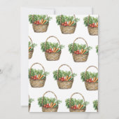 Invitation Elle est fraîche hors du marché Fête des mariées v (Dos)