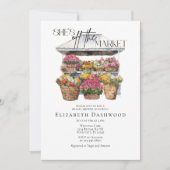 Invitation Elle Est Hors De La Fête des mariées Commerciale F (Devant)