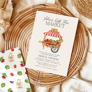 Invitation Elle est hors du marché Fête de douche de mariage
