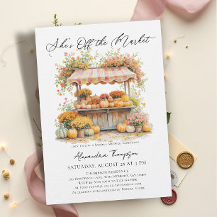 Invitation Elle est hors du marché Fête de mariage d'automne