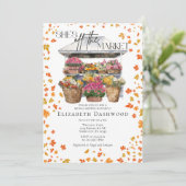 Invitation Elle est hors du marché Fête des mariées de l'auto (Debout devant)