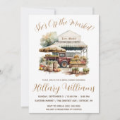 Invitation Elle est hors du marché ! Fête des mariées du marc (Devant)