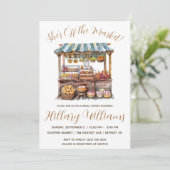 Invitation Elle est hors du marché ! Fête des mariées du stan (Debout devant)