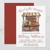 Invitation Elle est hors du marché ! Fête des mariées du stan (Devant / Derrière)