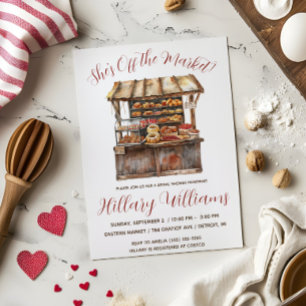 Invitation Elle est hors du marché ! Stand de boulangerie Ent