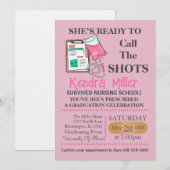 Invitation Elle est prête à appeler les chaussures (Devant / Derrière)