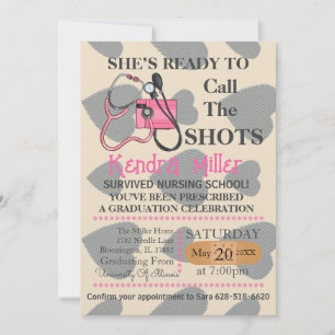 Invitation Elle est prête à appeler les chaussures