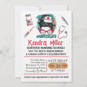 Invitation Elle est prête à appeler les chaussures