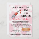 Invitation Elle est prête à appeler les chaussures (Devant)