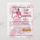 Invitation Elle est prête à appeler les chaussures (Devant / Derrière)