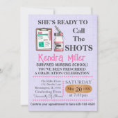 Invitation Elle est prête à appeler les chaussures (Devant)