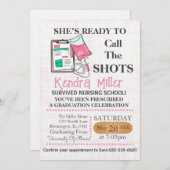 Invitation Elle est prête à appeler les chaussures (Devant / Derrière)