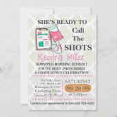 Invitation Elle est prête à appeler les chaussures (Devant)