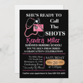 Invitation Elle est prête à appeler les chaussures (Devant / Derrière)