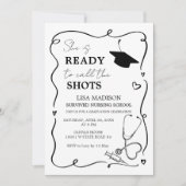 Invitation Elle Est Prête À Appeler Les Tirs Infirmière Diplô (Devant)