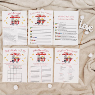 Invitation Elle est prête à EXPLOSER ! Jeu pour Baby Shower