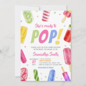 Invitation Elle est prête à faire du Baby shower (Devant)