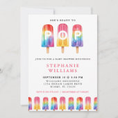 Invitation Elle est prête à faire du Baby shower d'été popula (Devant)