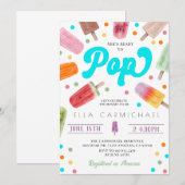 Invitation Elle est prête à faire du Baby shower populaire (Devant / Derrière)