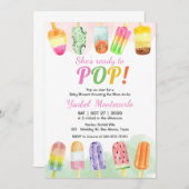 Invitation Elle est prête à faire du popsicle (Devant / Derrière)