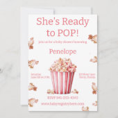 Invitation Elle est prête à faire du rose (Devant)