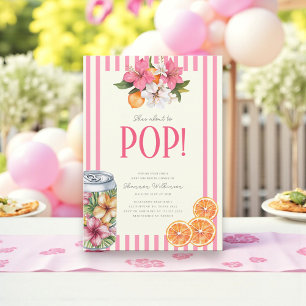 Invitation Elle est prête à faire éclater Tropical Floral Cit