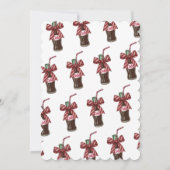 Invitation Elle est prête à faire sauter la bouteille de Cola (Dos)