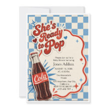 Elle est prête à faire sauter Soda garçon bleu Bab