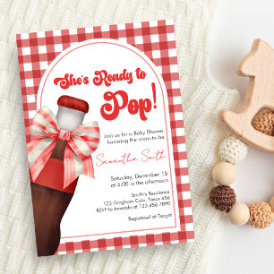 Invitation Elle est prête à mettre bas : Baby Shower