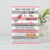 Invitation Elle est prête à prendre les choses en main Diplôm (Debout devant)