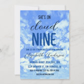 Invitation Elle est Sur Cloud Nine ! Bachelorette (Devant)