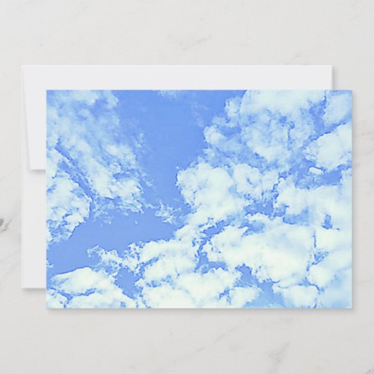 Invitation Elle est Sur Cloud Nine ! Bachelorette (Dos)