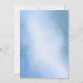 Invitation Elle est sur Cloud Nine Fête des mariées aquarelle (Dos)