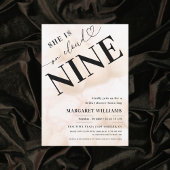 Invitation Elle est sur Cloud Nine Fête des mariées de script